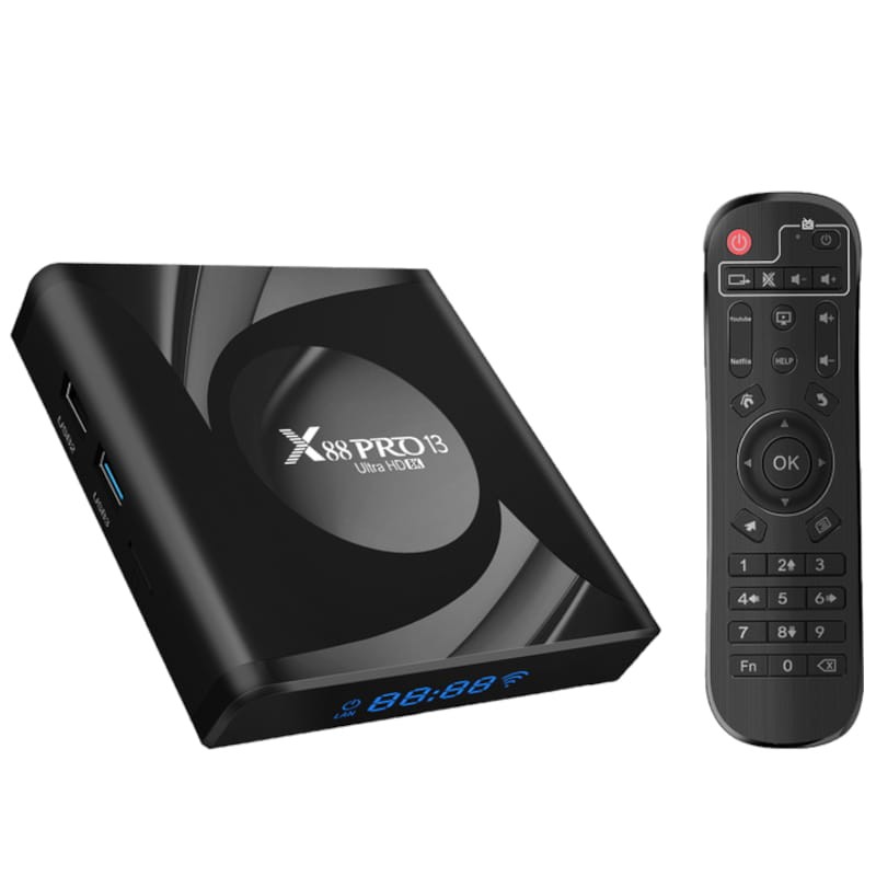 X88 PRO 13 2 Go/16 Go Smart System Android 13 Noir – Android TV - Ítem1