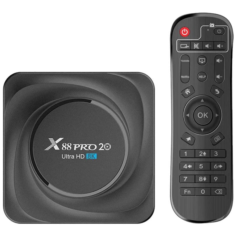 X88 Pro 20 8GB/64GB 4K Dual Wifi Bluetooth Android 11 - Android TV - Ítem