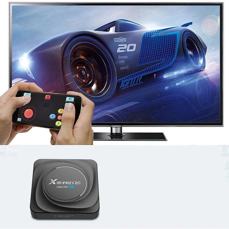 Processador do X88 Pro 20 8GB/128GB 4K Wifi Duplo Bluetooth Android 11 - Android TV