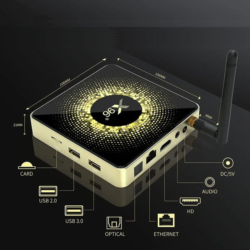 X96 X10 S928X-J 8GB/64GB Android 11 - Android TV - Ítem3
