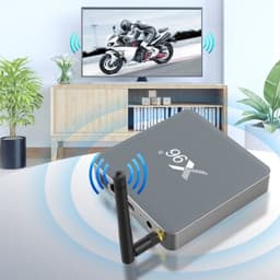 Otima qualidade de X96 X6 RK3566 8GB/64GB Dual Wifi Bluetooth Controle por Voz Android 11 - Android TV