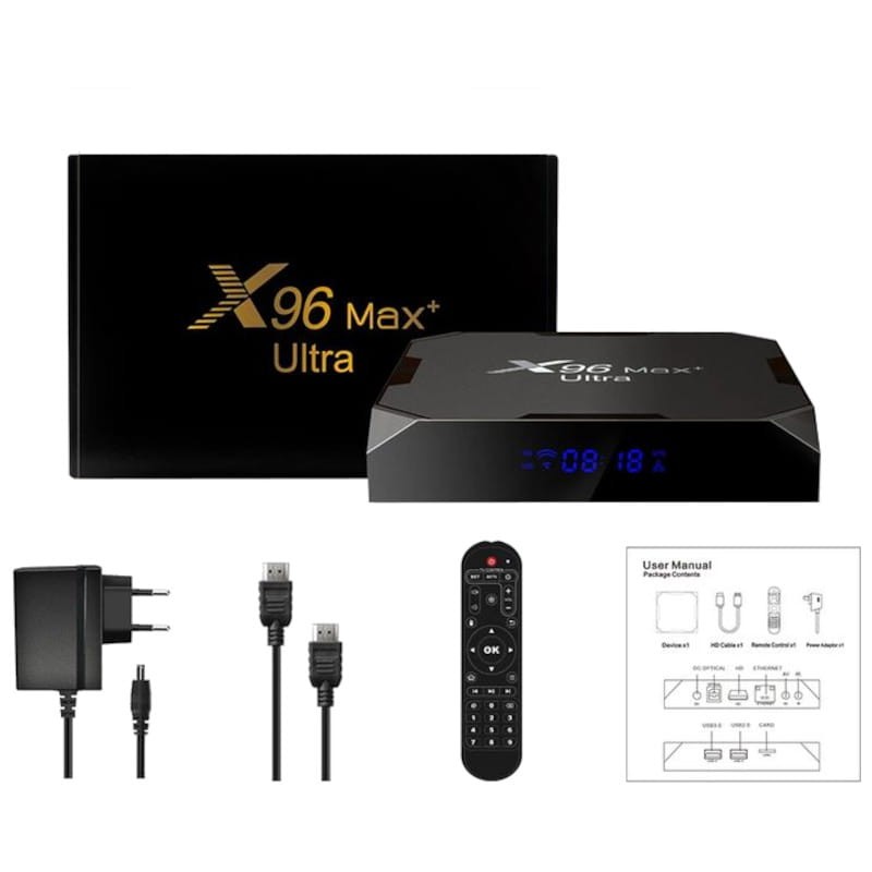 X96Max Plus Ultra - Procesador AMlogic S905X4