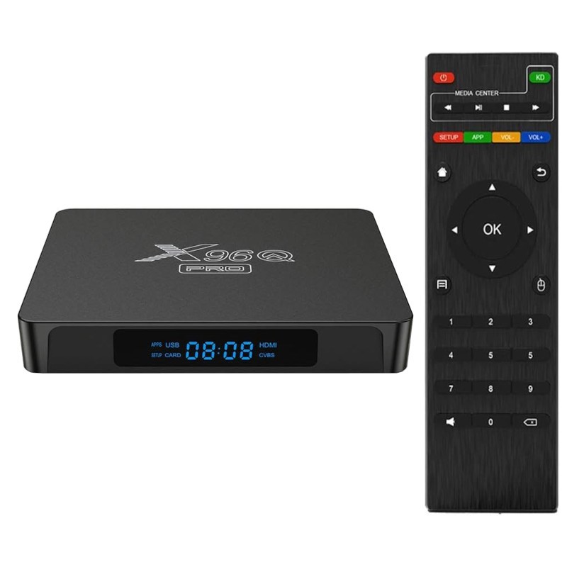 X96Q PRO H313 Wifi Dual 1Go/8Go Android 10 - Android TV - Ítem