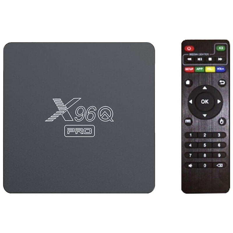 X96Q Pro Smart Android TV Box 2GB RAM 16GB ROM Allwinner H313 Quad-Core Dual Band Wi-Fi 2.4/5GHz BT 4.0 USB 3.0 Ultra HD 4K OS 10.0 Smart TV Box