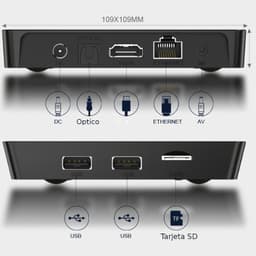 Interface do X96Q PRO H313 1Go/8Go Android 10 - Android TV