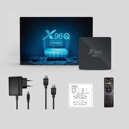 Contenu de la boîte do X96Q PRO H313 1Go/8Go Android 10 - Android TV
