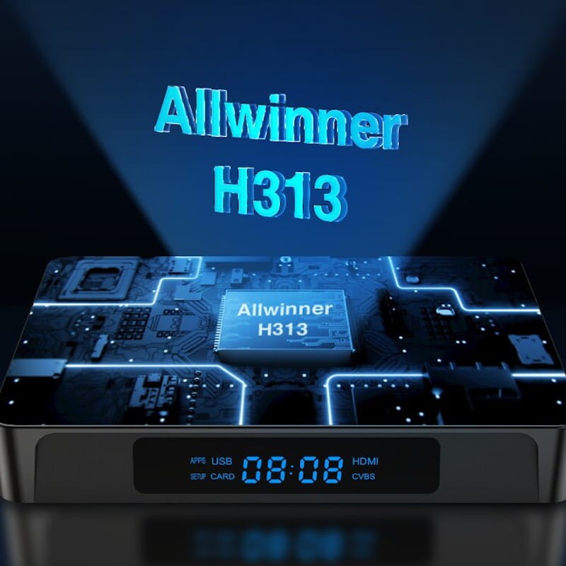 X96Q PRO H313 Wifi Dual 1Go/8Go Android 10 - Android TV - Ítem4