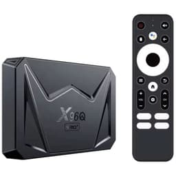 Commande de X96Q Pro Plus H728 4 Go/32 Go Double Wifi Android 14 Noir - Android TV