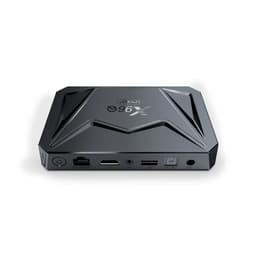 Frontal de X96Q Pro Plus H728 4 Go/32 Go Double Wifi Android 14 Noir - Android TV