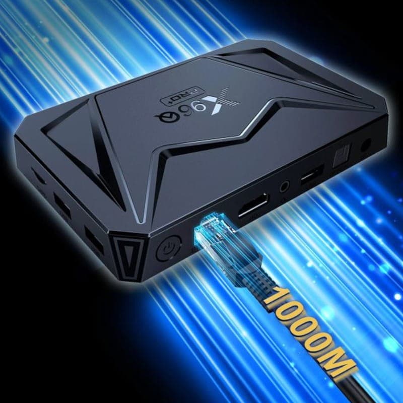 Connexion de X96Q Pro Plus H728 4 Go/32 Go Double Wifi Android 14 Noir - Android TV