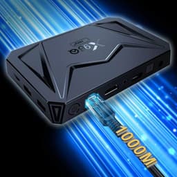 Connexion de X96Q Pro Plus H728 4 Go/32 Go Double Wifi Android 14 Noir - Android TV