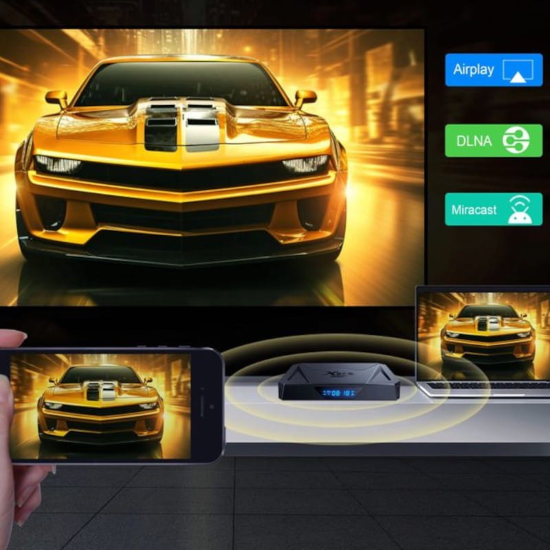 X96Q Pro Plus H728 2 Go/16 Go Double Wifi Android 14 Noir - Android TV - Ítem5