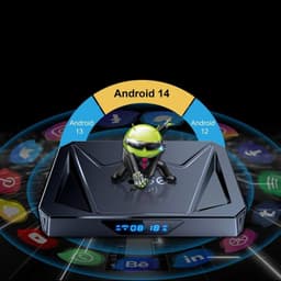 Puissant de X96Q Pro Plus H728 4 Go/32 Go Double Wifi Android 14 Noir - Android TV