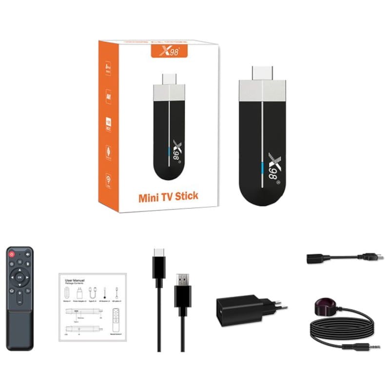 X98 S500 TV Stick 2GB/16GB Android 11 - Android TV - Ítem4