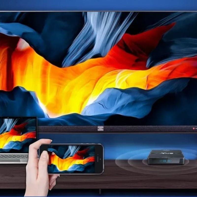Résolution de X98H H618 2 Go/16 Go Bluetooth double bande Android 12 Noir - Android TV