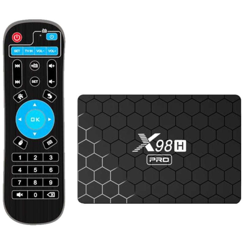 X98H Pro H618/4GB/64GB/WiFi 6/ Android 12 - Android TV - Ítem