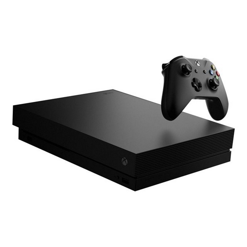 Xbox One X 1TB - Color Negro - GDDR5 de 12 GB - GPU 6 teraflops - 4K Ultra HD - CPU AMD 8 Núcleos - HDR - Sonido Espacial - Retrocompatibilidad Xbox 360 - Parches Gratuitos para Juegos Anteriores en 4K - WiFi de Banda Dual - Ítem1