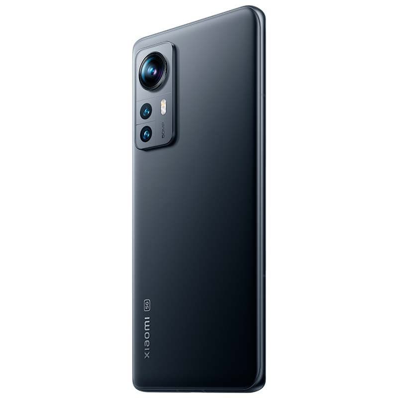 vista trasera y lateral izquierdo del Xiaomi 12 8GB/128GB Gris