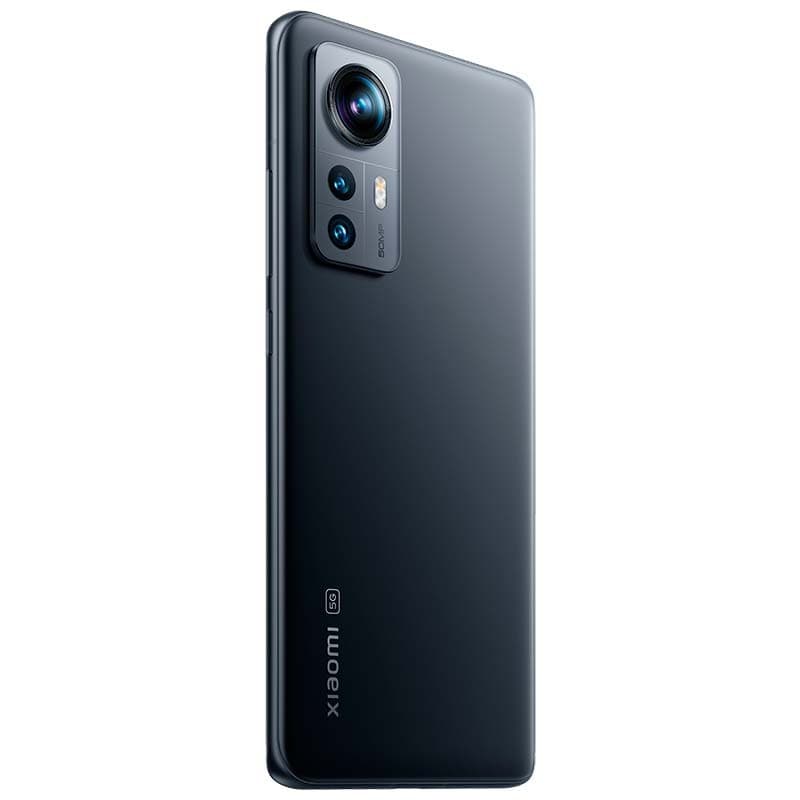 vista trasera y lateral derecho del Xiaomi 12 8GB/128GB Gris