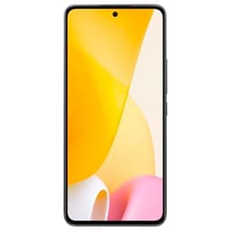 Xiaomi 12 Lite 8Go/128Go Noir avec grand écran bord à bord, poinçon centré pour la caméra frontale, bords fins et profil noir élégant