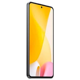 Xiaomi 12 Lite 8Go/128Go Noir avec écran bord à bord, perforation centrale pour la caméra frontale, cadre fin sombre et bords légèrement arrondis