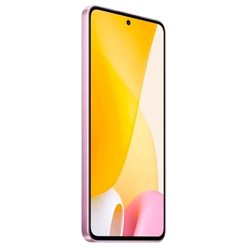vue de face et côté gauche du Téléphone mobile Xiaomi 12 Lite 8GB/128GB Rose