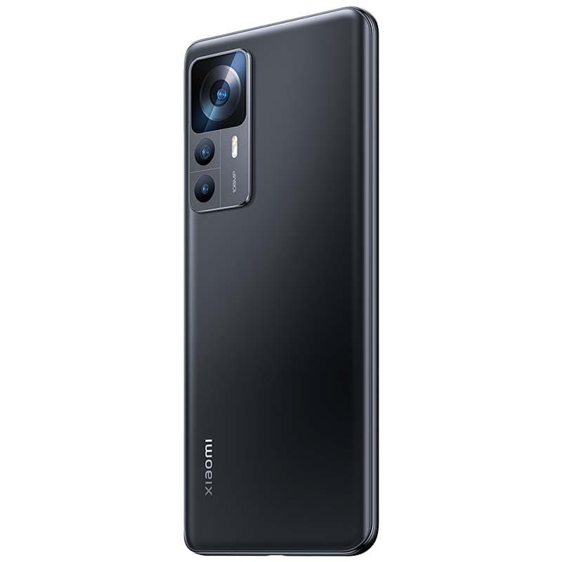 vista trasera y lateral izquierdo del Teléfono móvil Xiaomi 12T 8GB/128GB Negro