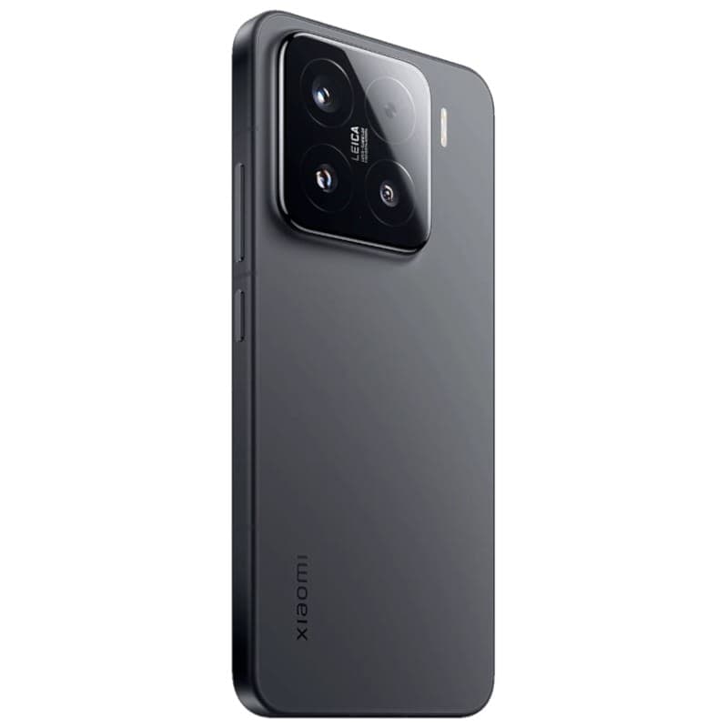 Xiaomi 15 5G 12Go/512Go Noir Vue arrière et côté gauche