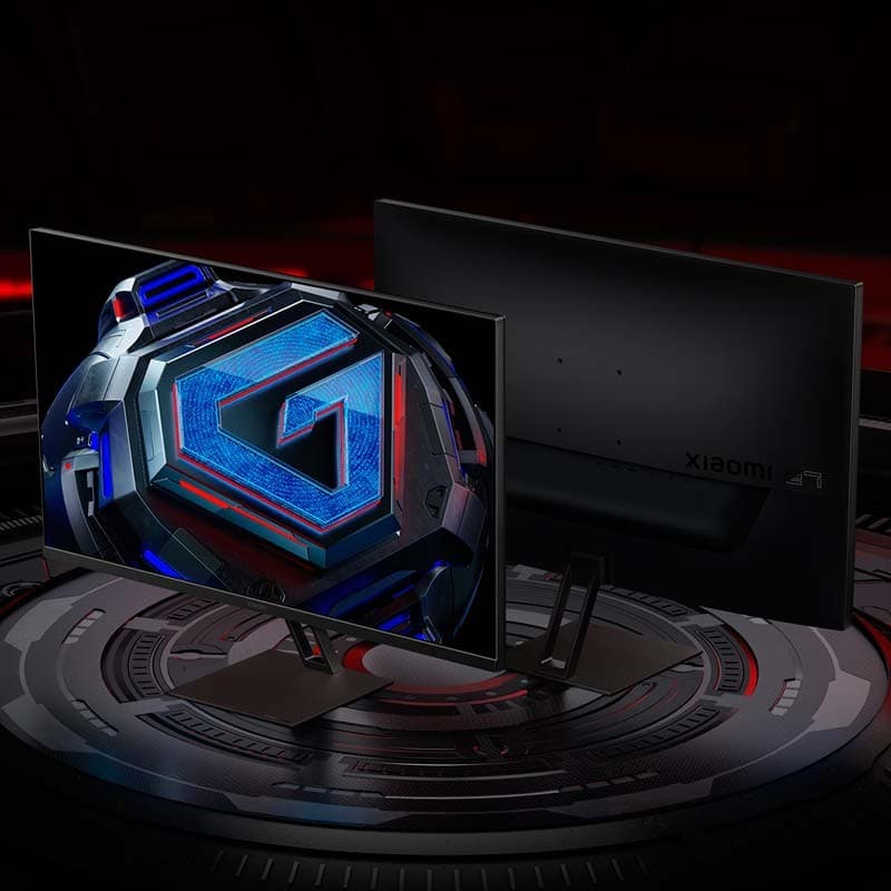 vue avant et arrière du Xiaomi 2K Gaming Monitor G27Qi
