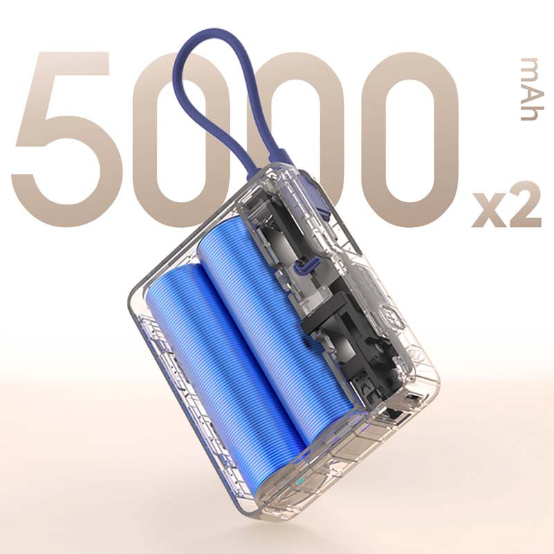 Xiaomi 33W Power Bank 10000mAh (Câble Intégré) Marron - Ítem3