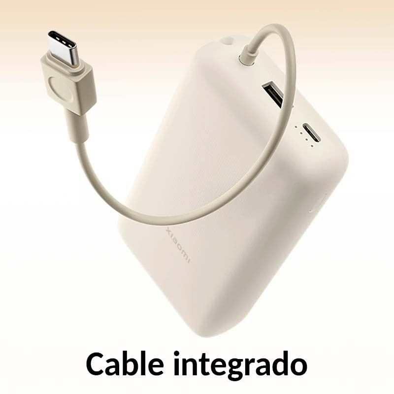 Xiaomi 33W Power Bank 20000mAh (Câble Intégré) Bleu - Ítem1