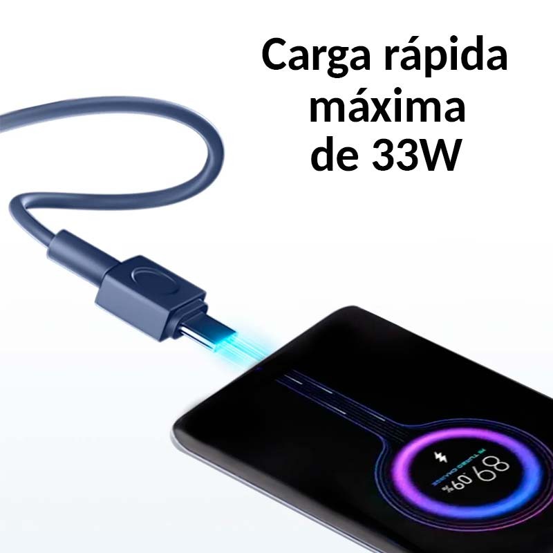 Xiaomi 33W Power Bank 20000mAh (Câble Intégré) Bleu - Ítem3