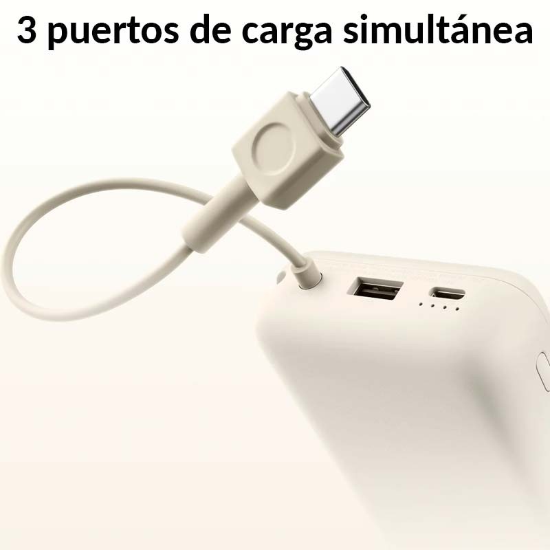 Xiaomi 33W Power Bank 20000mAh (Câble Intégré) Bleu - Ítem4