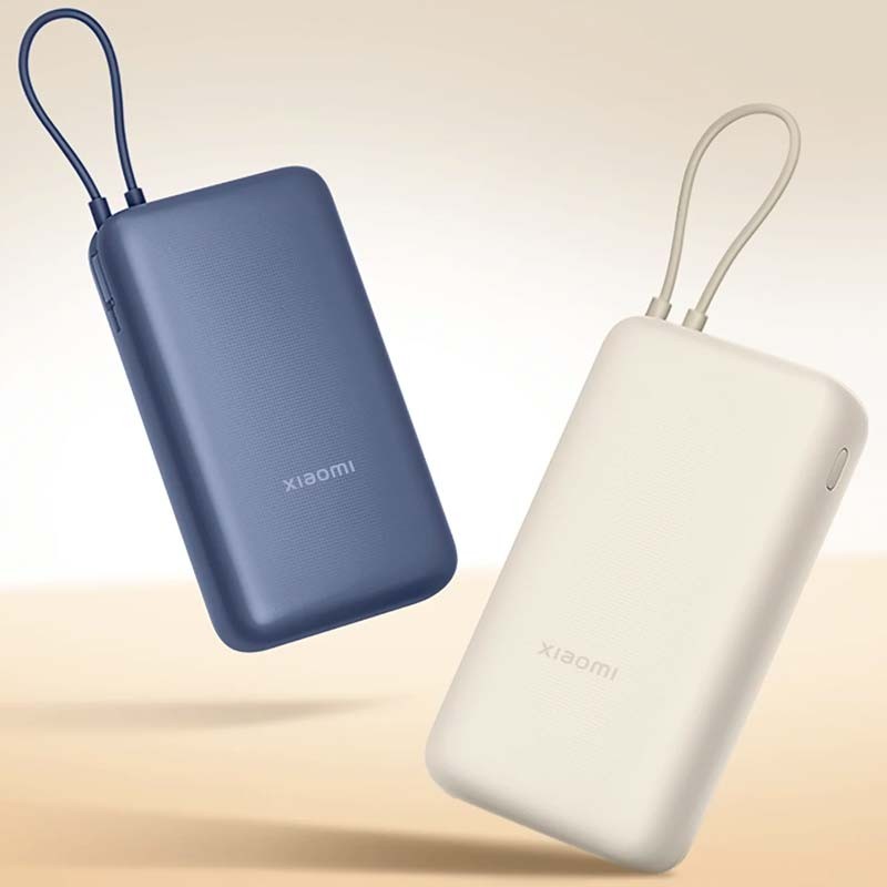 Xiaomi 33W Power Bank 20000mAh (Câble Intégré) Bleu - Ítem7