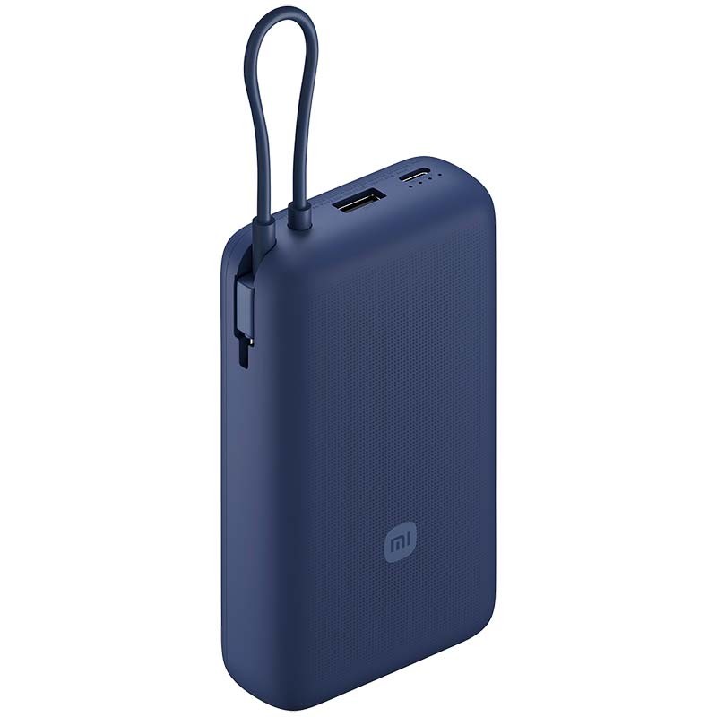 Xiaomi 33W Power Bank 20000mAh (Câble Intégré) Bleu - Ítem