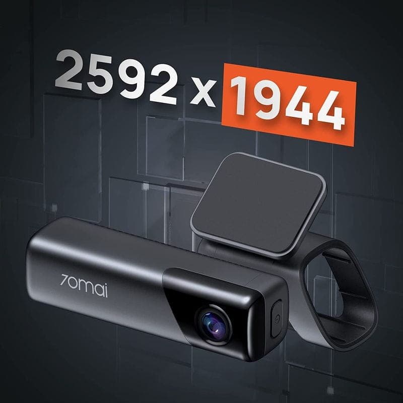 Xiaomi 70mai Dash Cam M500 64GB Preto - Câmera de Carro - Resoluçâo