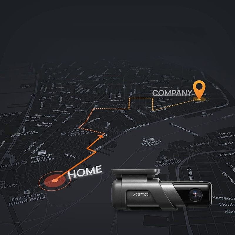 Xiaomi 70mai Dash Cam M500 64GB Preto - Câmera de Carro - Preto