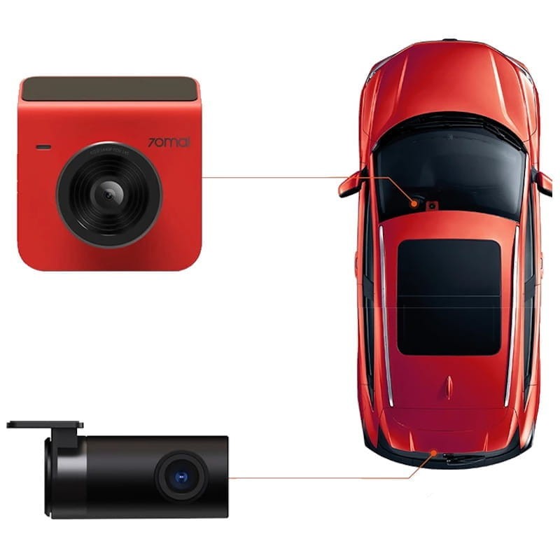 Xiaomi 70mai Dash Cam A400 - Caméra de voiture Rouge - Ítem2