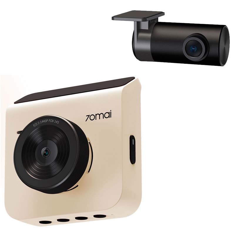 Kit Xiaomi 70mai Dash Cam A400 Blanc + Caméra arrière RC09 70mai - Caméra pour voiture - Ítem