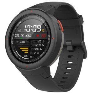 Xiaomi Amazfit 3 Verge - Color negro - Autonomía 5 Días - Pantalla 1.3 Pulgadas AMOLED - 13 Diseños de Interfaz Intercambiables - 12 Modos Deportivos - Monitoreo de Frecuencia Cardíaca 24h - Asistente Inteligente - Controlar Entorno Mi Home