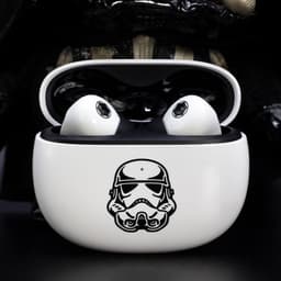 Vraie photo Casque Xiaomi Buds 3 Star Wars Edition Stormtrooper Blanc vue de face
