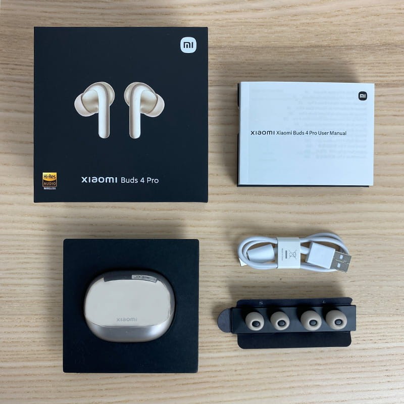 Auriculares Inalámbricos Xiaomi Buds 4 Pro Dorado - Ítem9