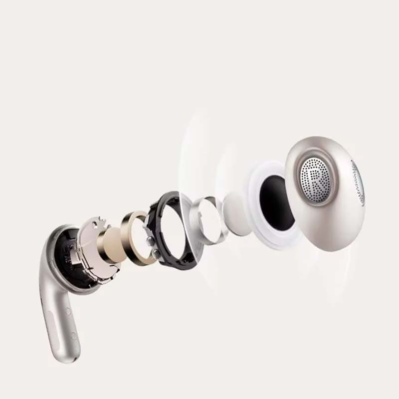 componentes internos de los Xiaomi Buds 5 ANC blancos