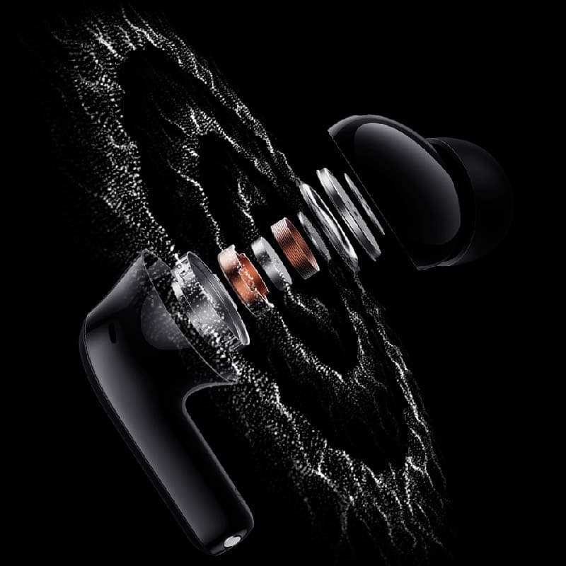 componentes internos de los Auriculares Inalámbricos Xiaomi Redmi Buds 5 Pro Negro