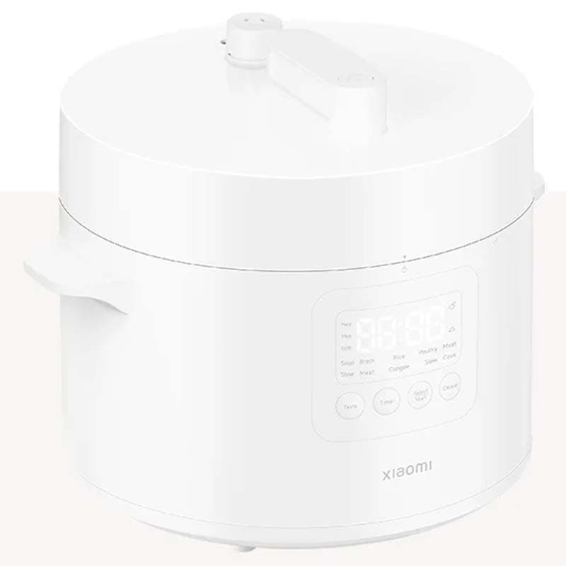 Xiaomi Electric Pressure Cooker 4.8L - vista frontal y lateral