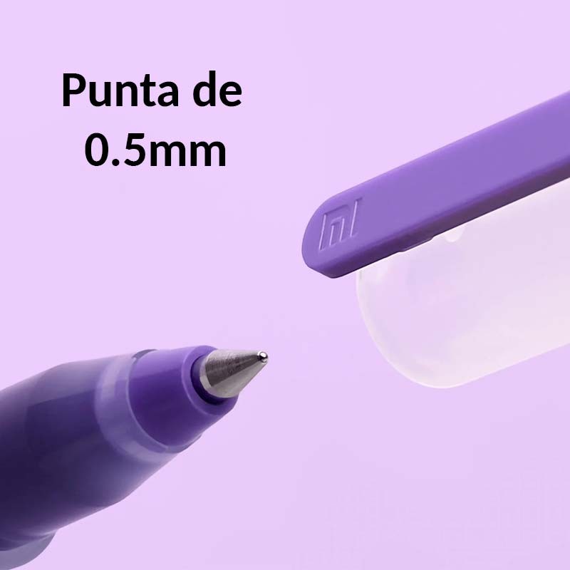 Xiaomi High-capacity Gel Pen (5-pack) - Bolígrafos Punta Fina de 0.5mm en 5 Colores - Ítem5