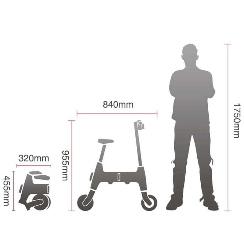 Xiaomi HIMO H1 Scooter Elétrica Cinzento - Item1