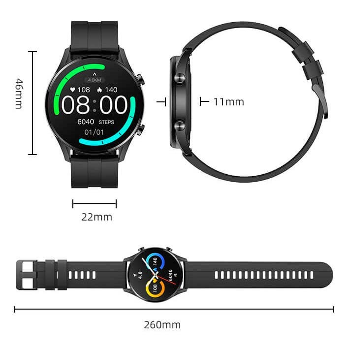 Imilab W12 Noir Smartwatch - Montre Connectée - Ítem5