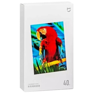 Xiaomi Instant Photo Paper 6 40 folhas - Papel fotográfico para Xiaomi 1S Set