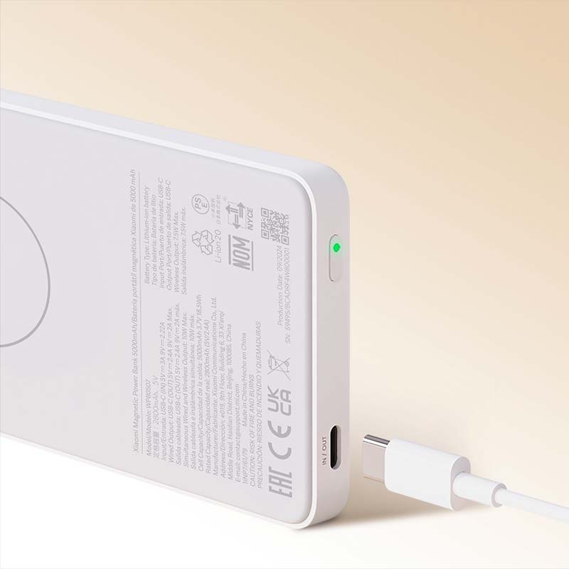 Xiaomi Magnetic Power Bank 5000mAh - Bateria Externa 20W com MagSafe - Item4